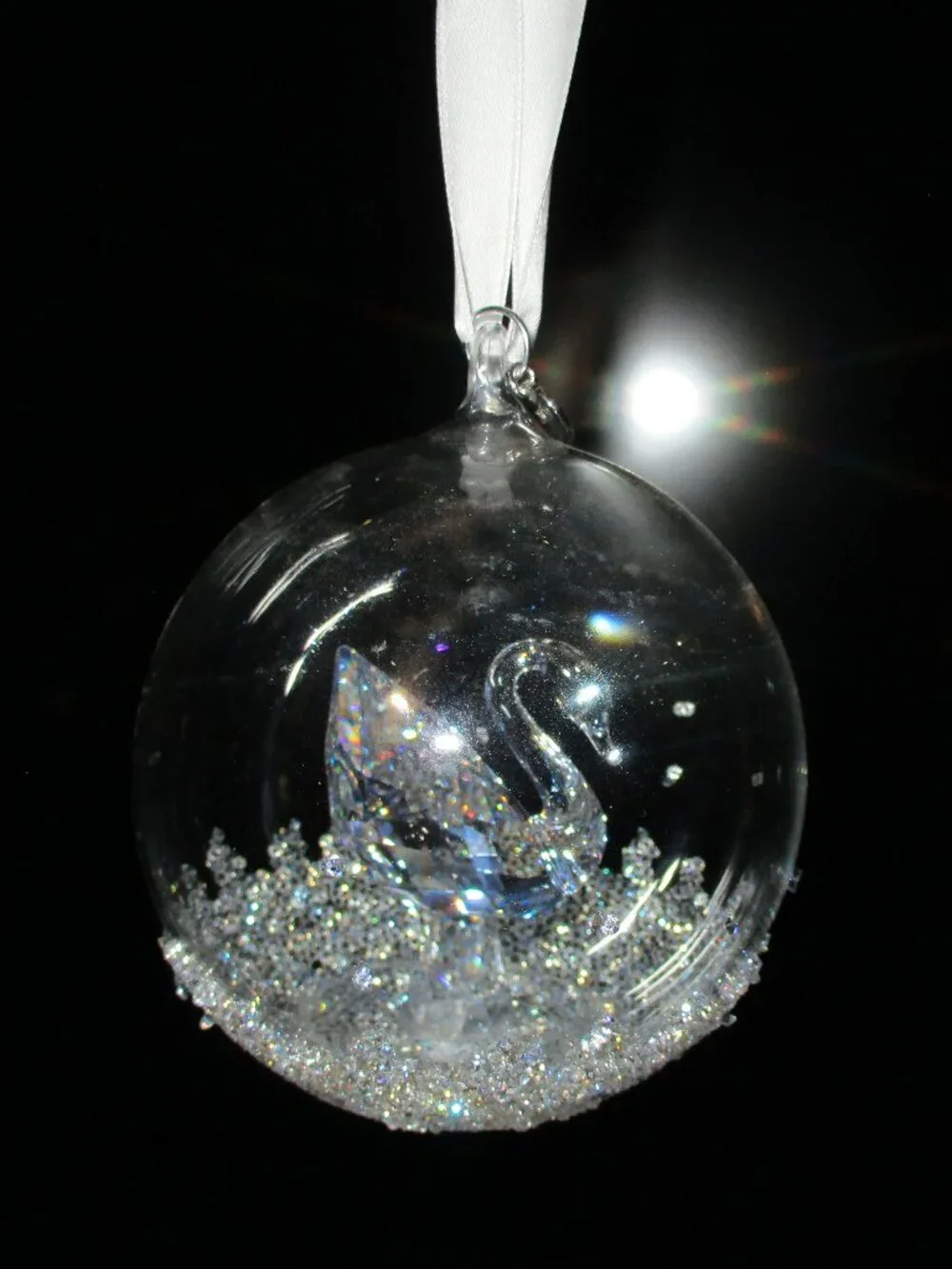 Swarovski 2020 Annual Christmas Ball Ornament Swan in box